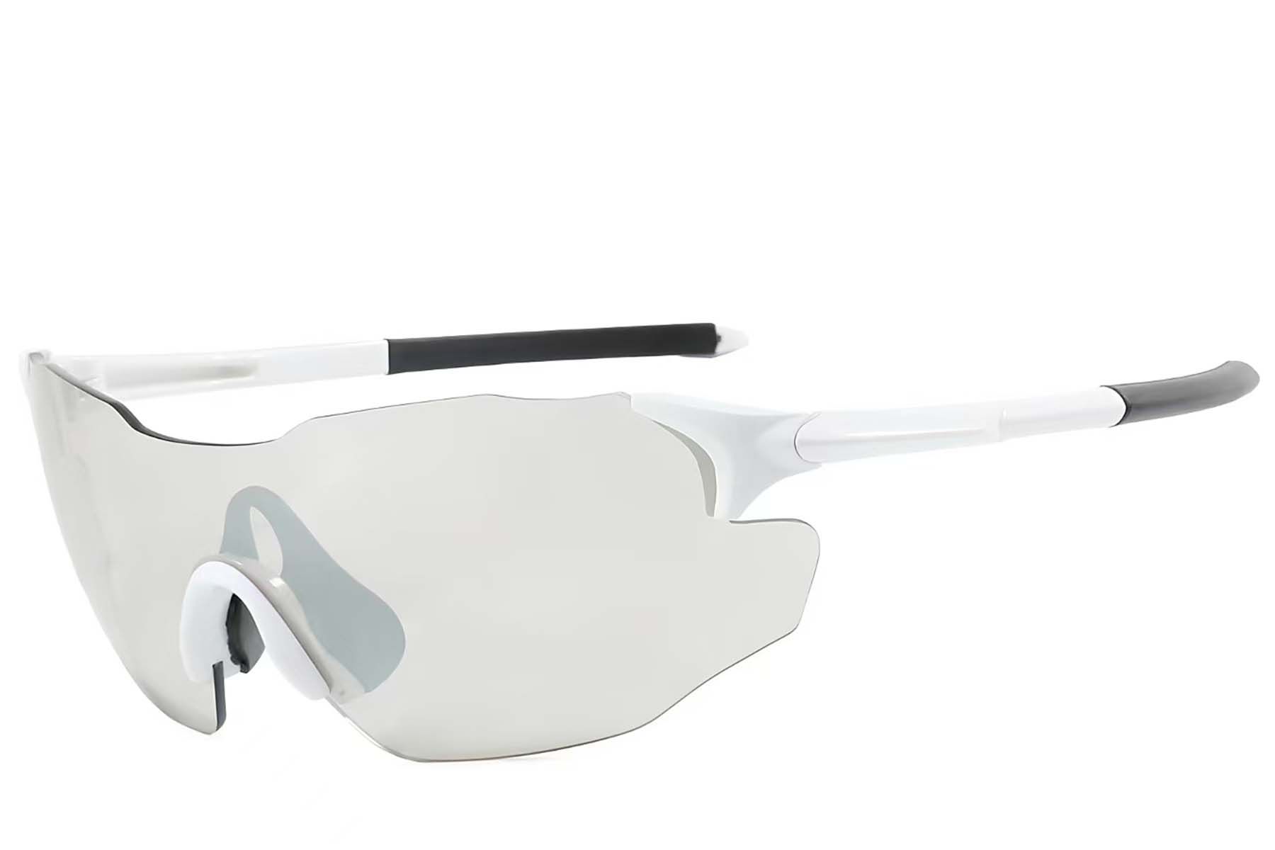 Aviator White Plastic Photochromic Glasses #BS2607-0677