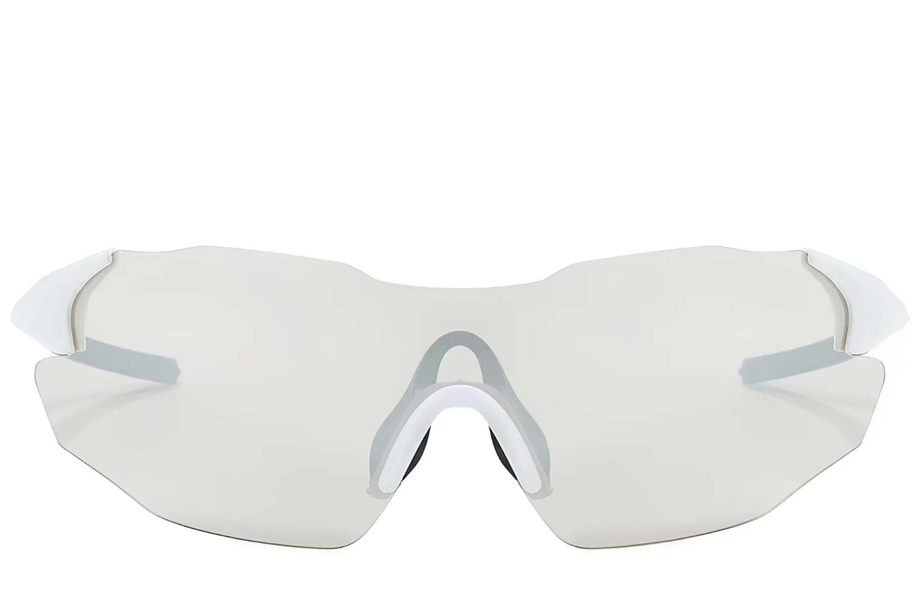 Aviator White Plastic Photochromic Glasses #BS2607-0677