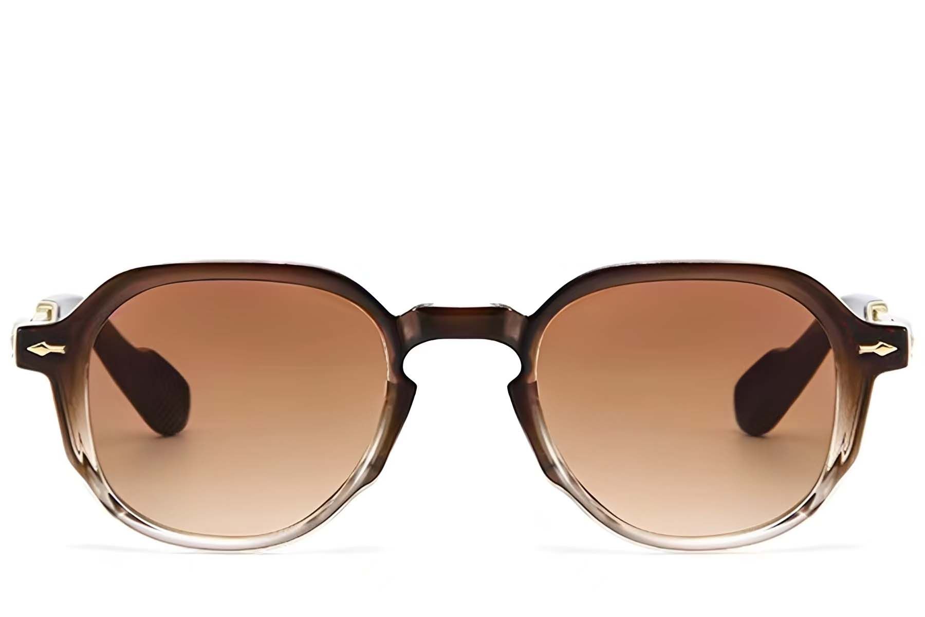 Oval Brown Plastic Sunglasses #BS2607-0690