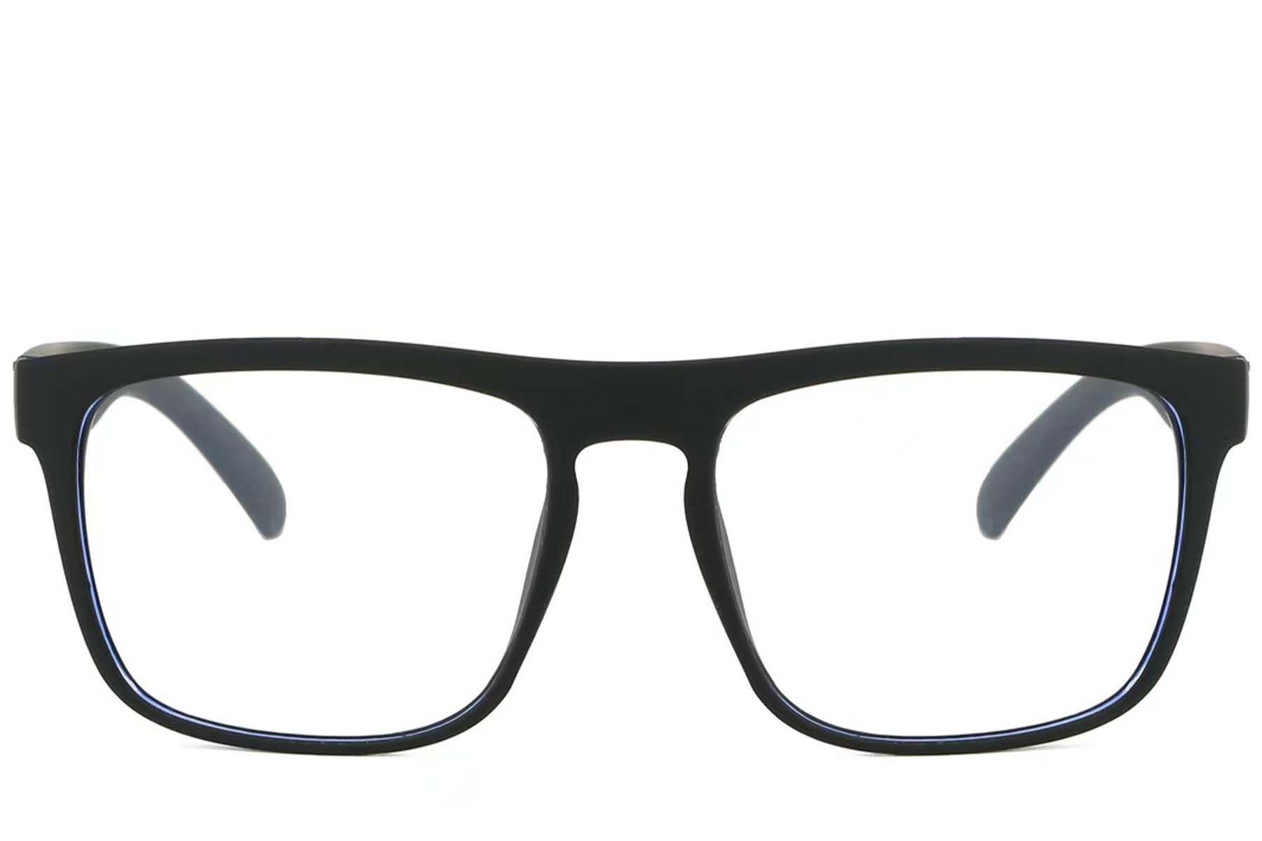 Lunettes aviateur en plastique noir #BS2607-0719