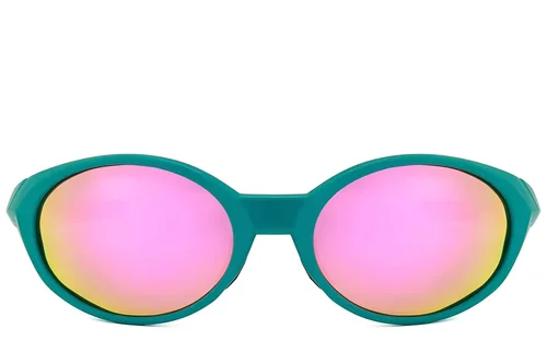 Lunettes de soleil ovales polarisées en plastique vert #BS2607-0736