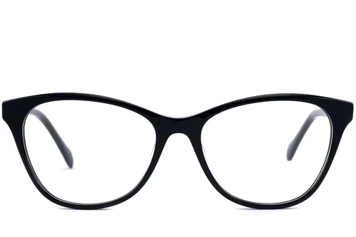 Lunettes papillon en acétate noir #BS2607-0763