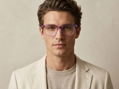 Lunettes en acétate violet papillon #BS2607-0764
