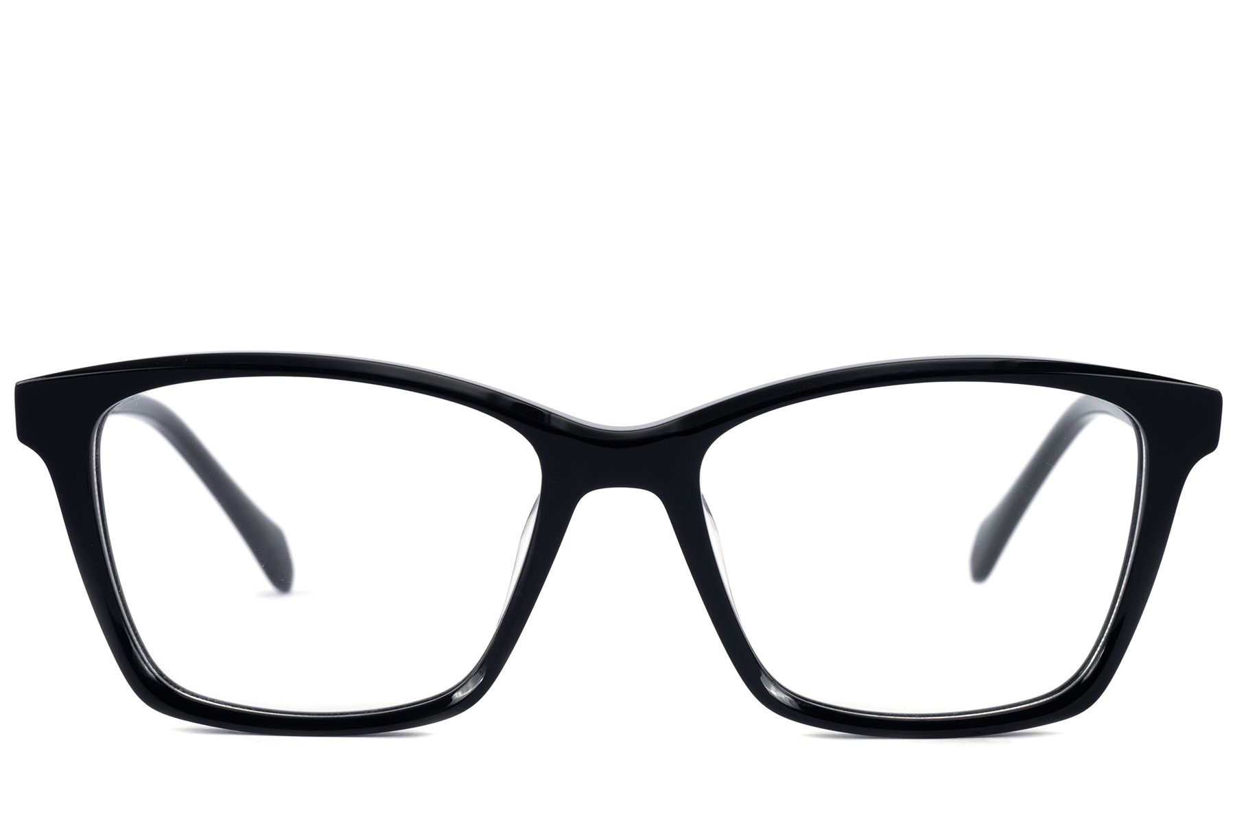Bicchieri rettangolari in acetato nero #BS2607-0768