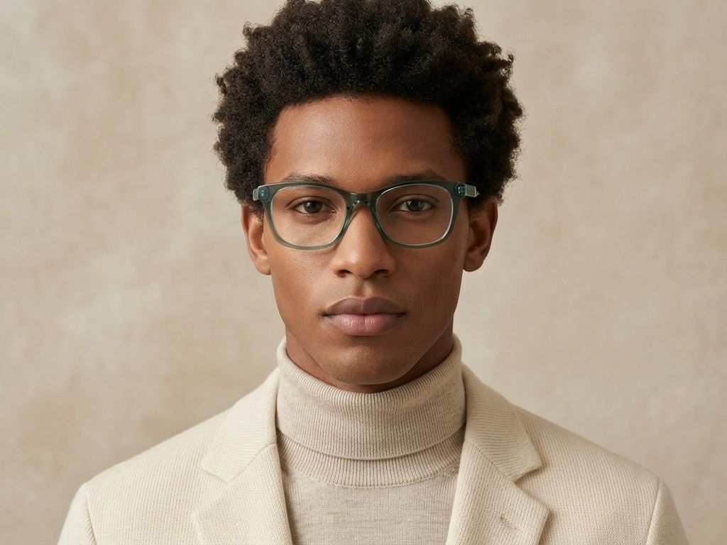 Butterfly Green Acetate Glasses #BS2607-0773