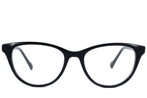Lunettes papillon en acétate noir #BS2607-0777