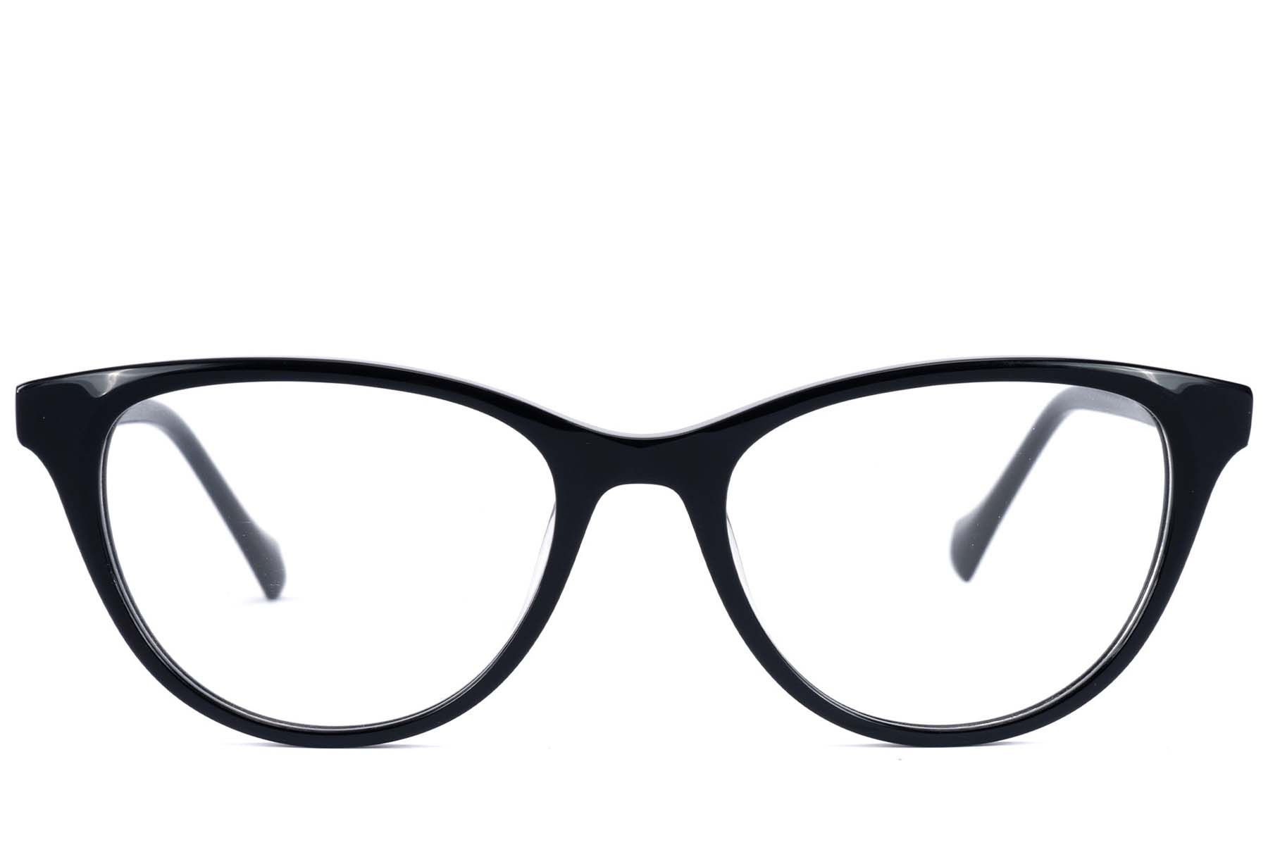 Butterfly Black Acetate Glasses #BS2607-0777