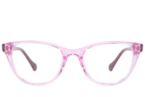 Lunettes en acétate rose papillon #BS2607-0779