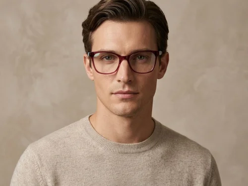 Lunettes papillon en acétate rouge #BS2607-0783