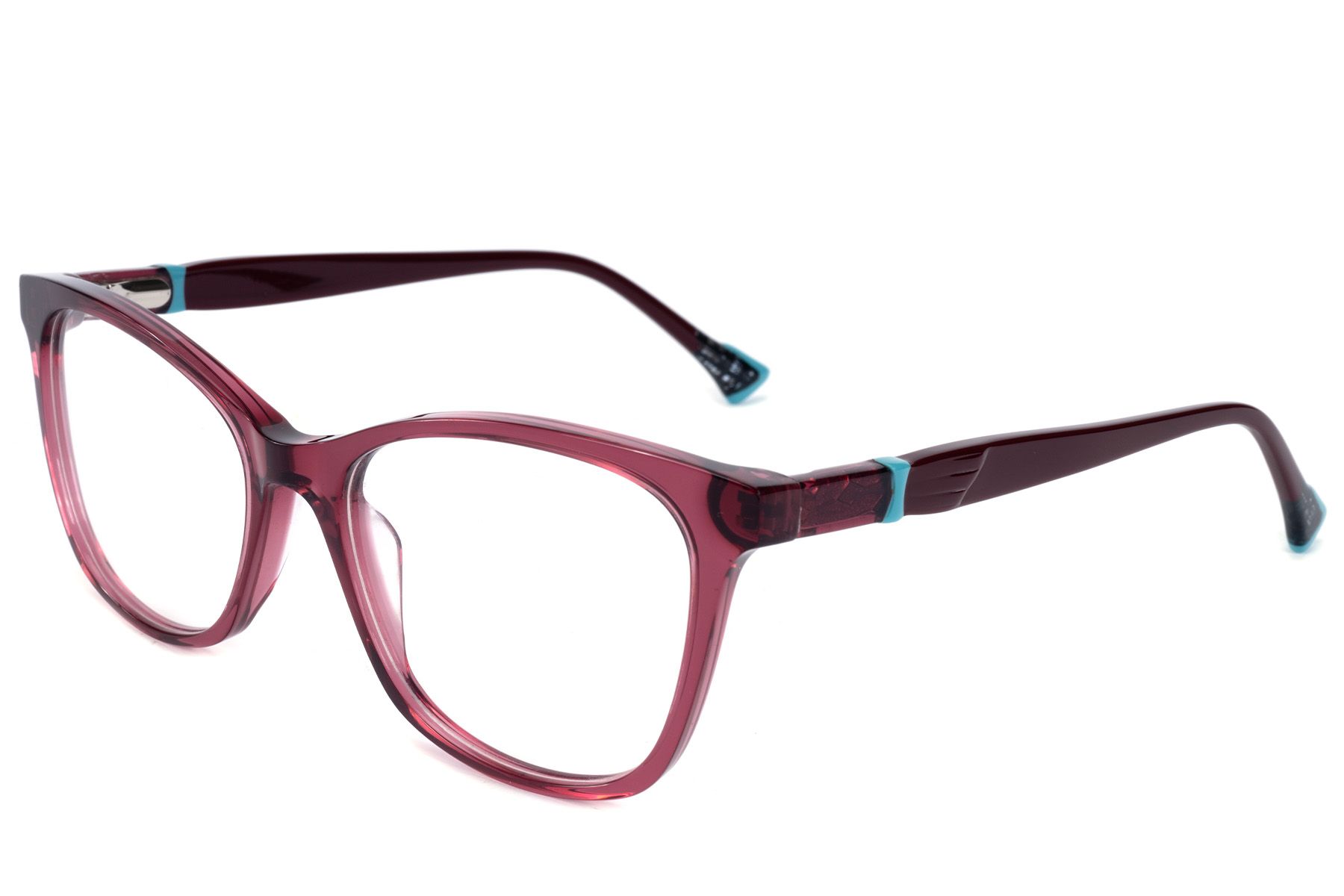 Butterfly Red Acetate Glasses #BS2607-0783
