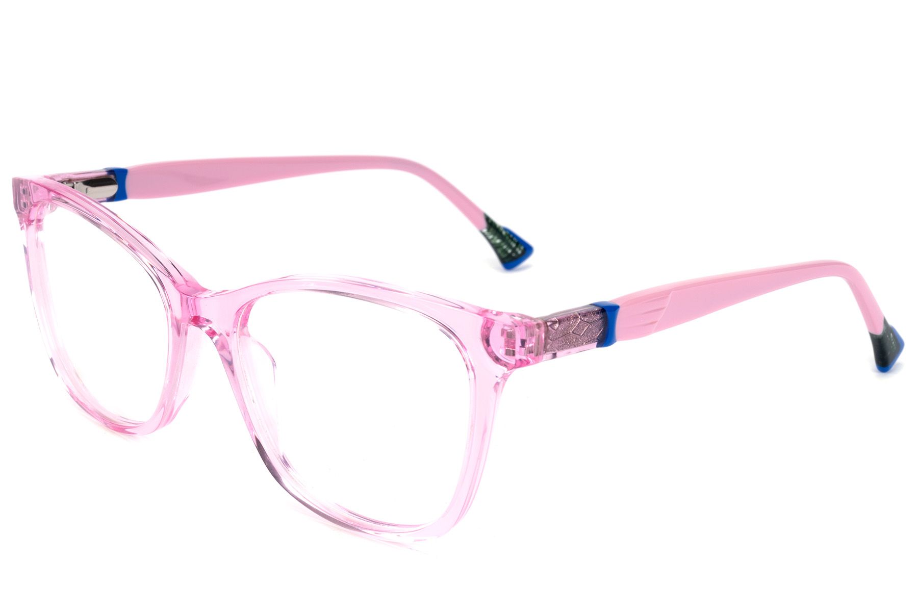 Occhiali in acetato rosa farfalla #BS2607-0784