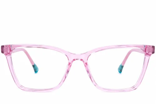 Lunettes en acétate rose papillon #BS2607-0789