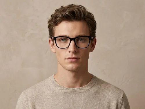 Lunettes papillon en acétate noir #BS2607-0797