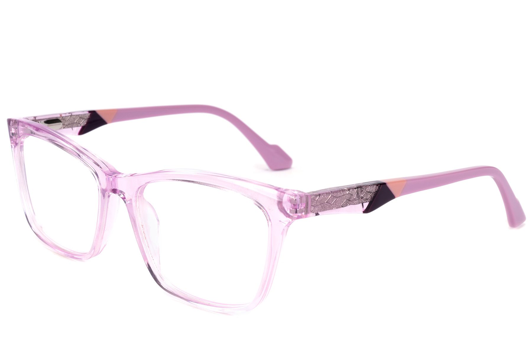 Occhiali in acetato viola farfalla #BS2607-0803