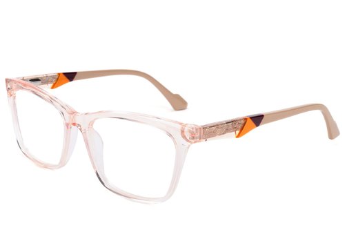 Verres en acétate orange papillon #BS2607-0805