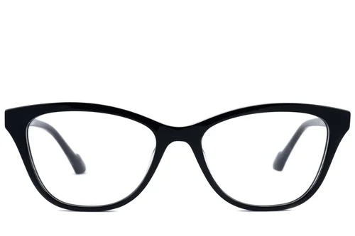 Lunettes papillon en acétate noir #BS2607-0807