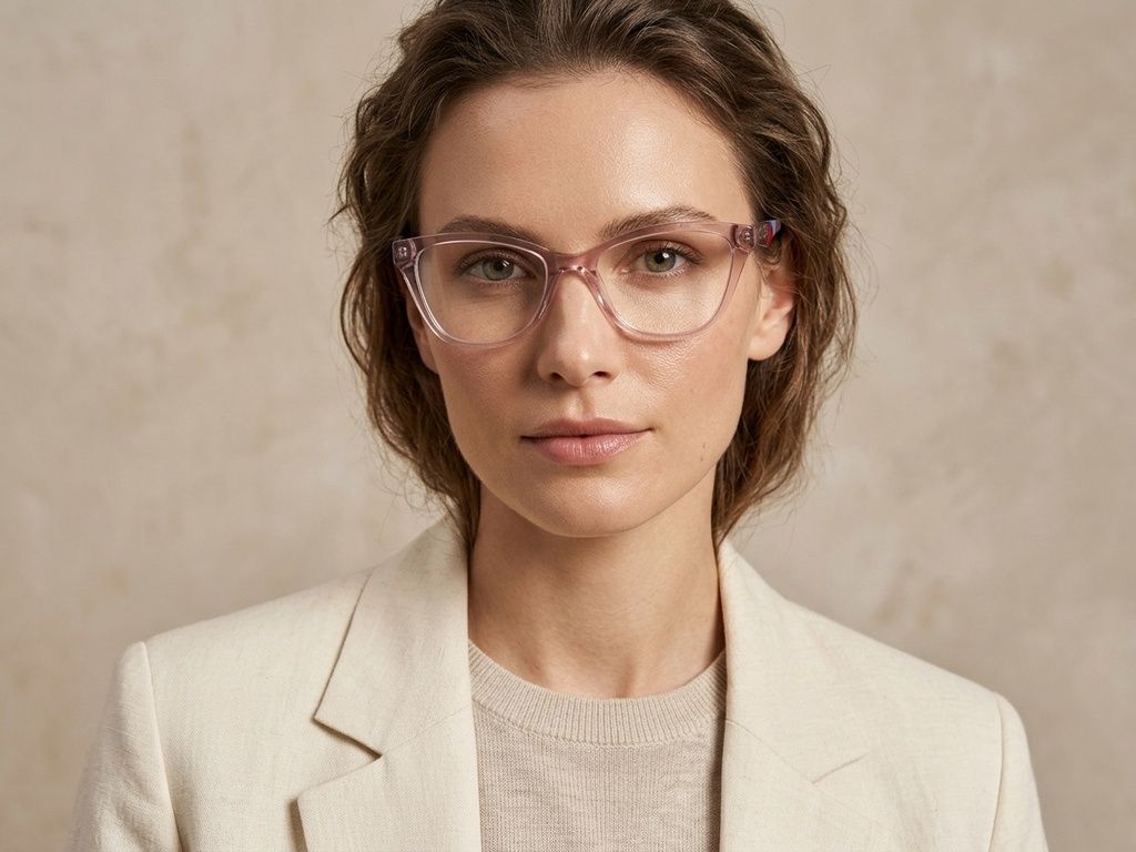 Butterfly Pink Acetate Glasses #BS2607-0809
