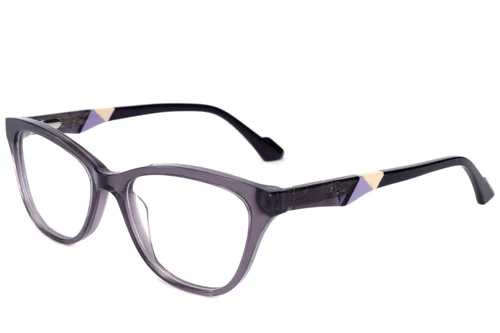 Lunettes en acétate violet papillon #BS2607-0811