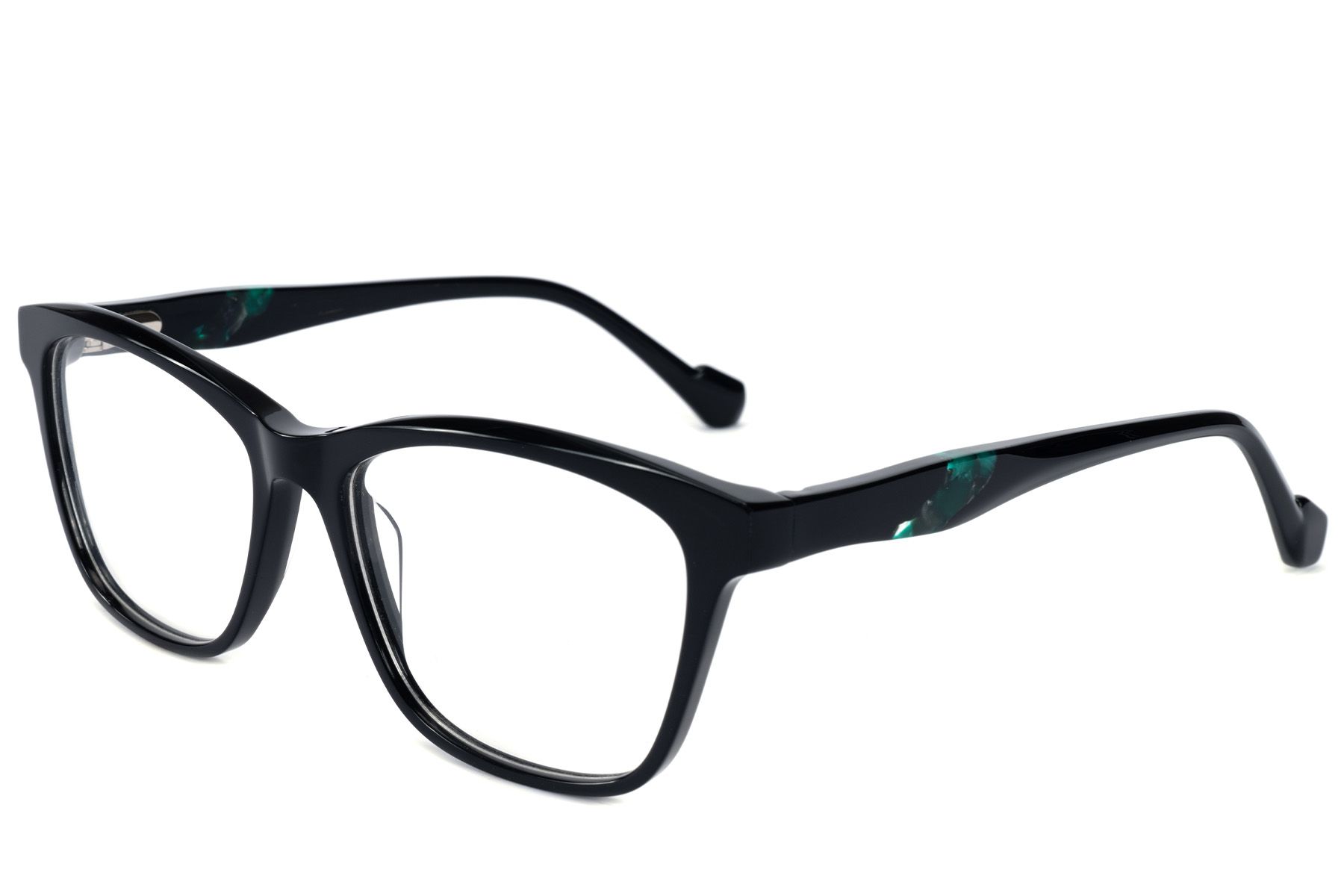 Butterfly Black Acetate Glasses #BS2607-0812