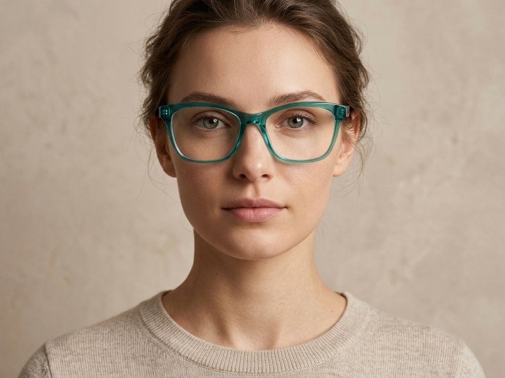 Butterfly Green Acetate Glasses #BS2607-0813