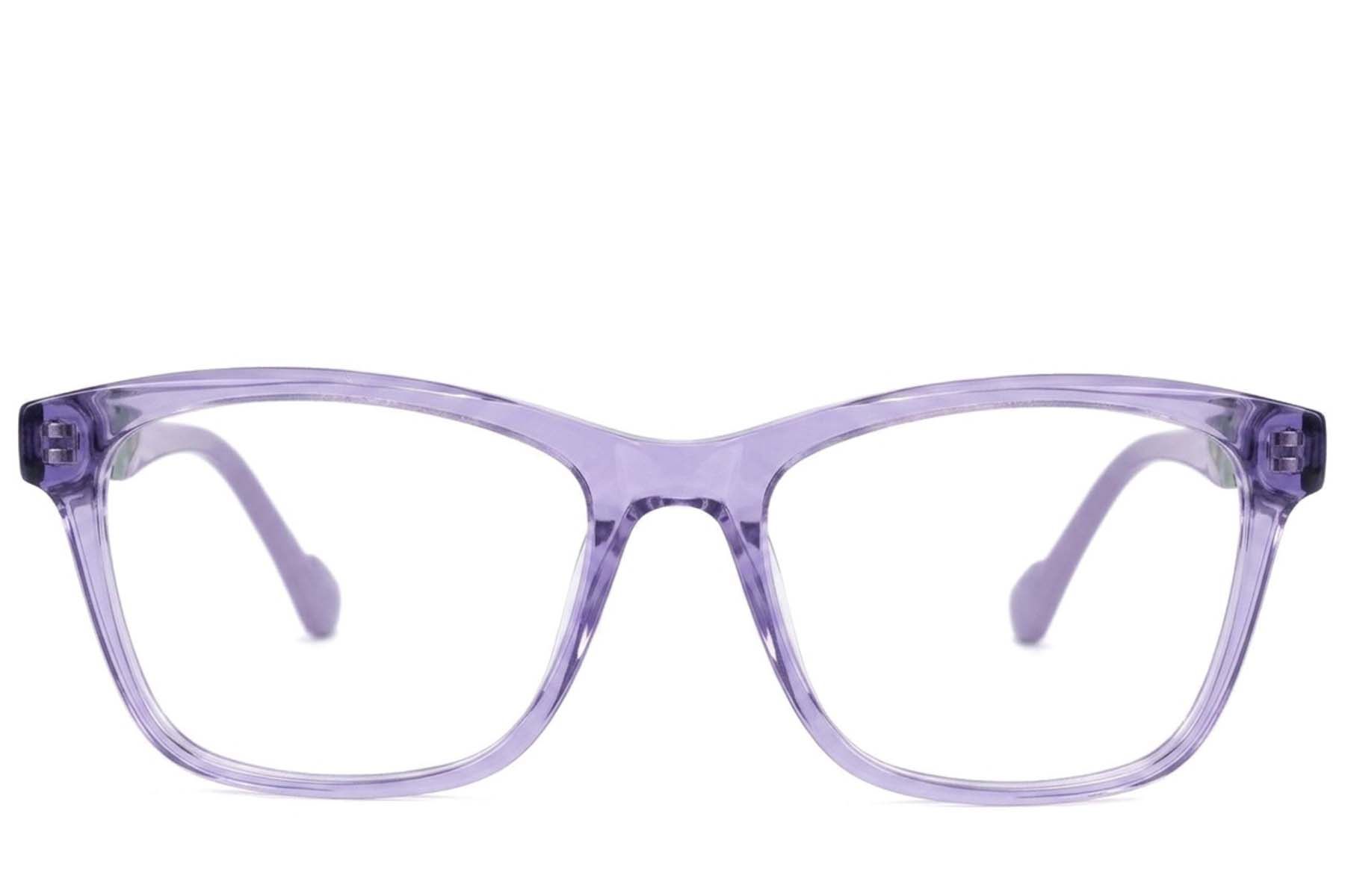 Schmetterlingsfarbene Acetatbrille in Lila #BS2607-0815