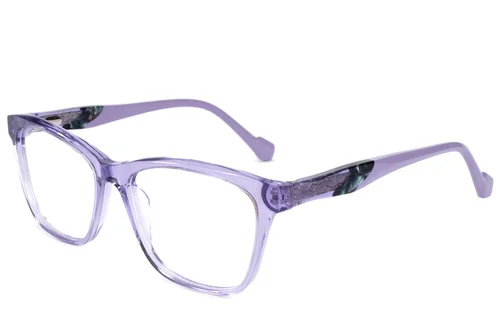 Lunettes en acétate violet papillon #BS2607-0815