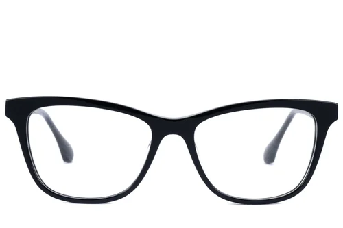 Lunettes papillon en acétate noir #BS2607-0831