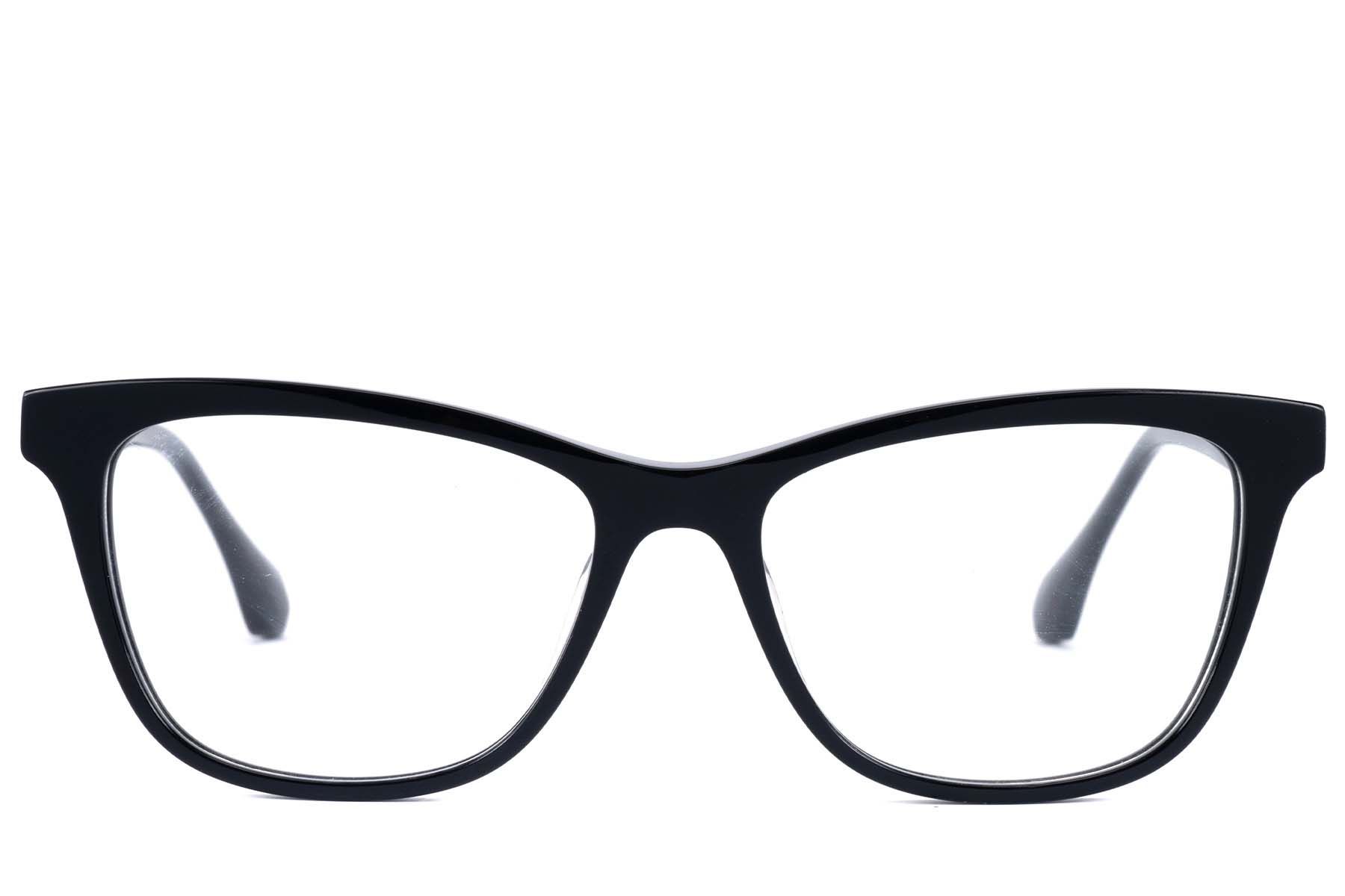 Butterfly Black Acetate Glasses #BS2607-0831