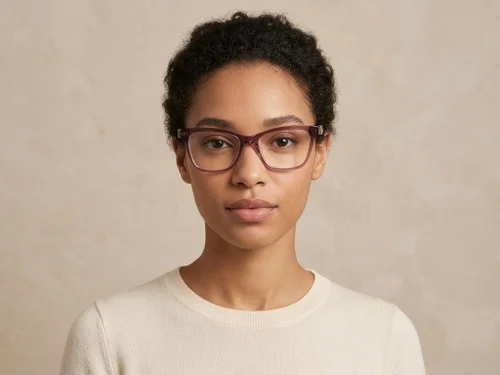 Lunettes papillon en acétate rouge #BS2607-0833