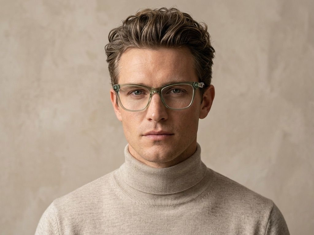 Butterfly Green Acetate Glasses #BS2607-0834