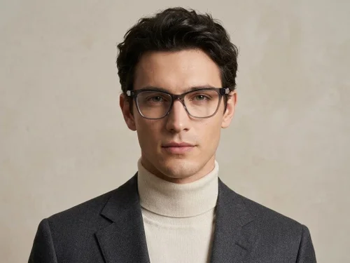 Lunettes en acétate gris papillon #BS2607-0835