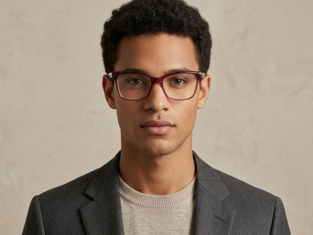 Butterfly Red Acetate Glasses #BS2607-0838