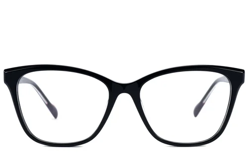 Lunettes papillon en acétate noir #BS2607-0841