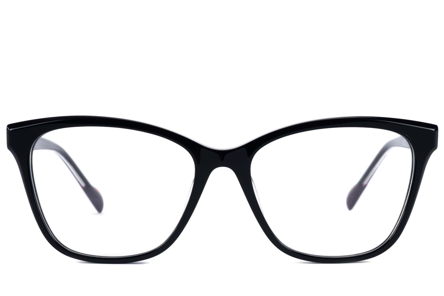 Butterfly Black Acetate Glasses #BS2607-0841