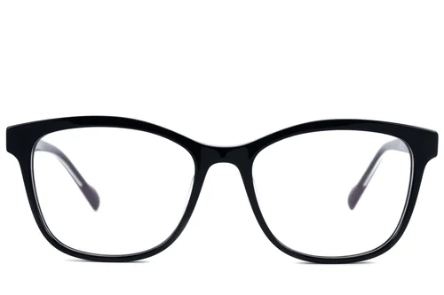 Lunettes papillon en acétate noir #BS2607-0846