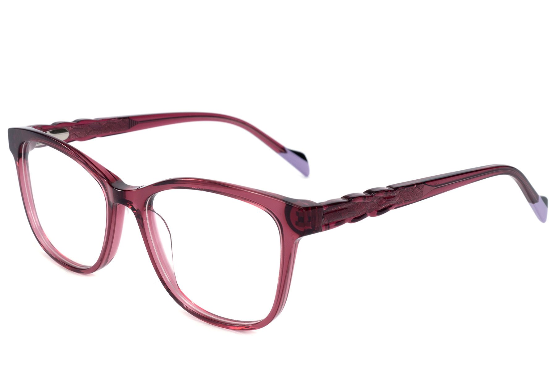 Vasos de acetato rojo con forma de mariposa #BS2607-0850