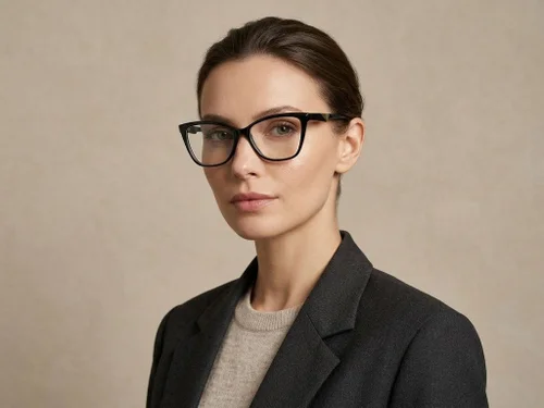 Lunettes papillon en acétate noir #BS2607-0851