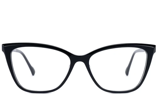 Lunettes papillon en acétate noir #BS2607-0851