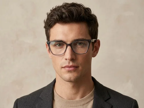 Lunettes en acétate gris papillon #BS2607-0853
