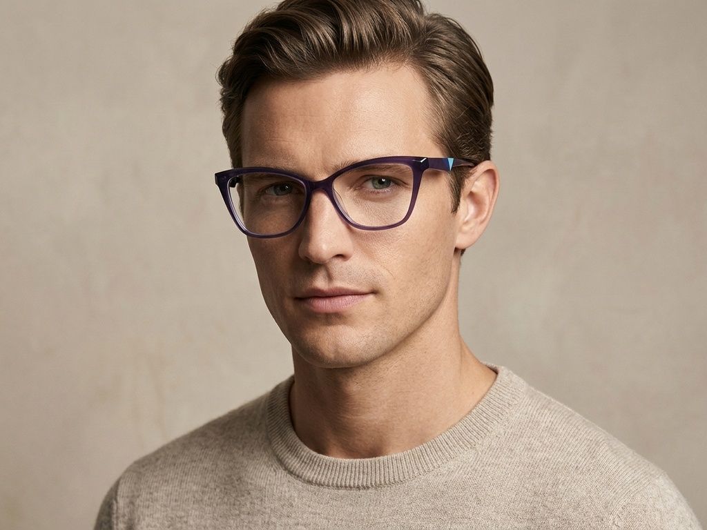 Butterfly Purple Acetate Glasses #BS2607-0854