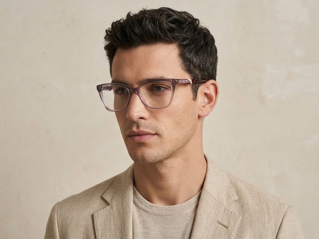 Butterfly Pink Acetate Glasses #BS2607-0855