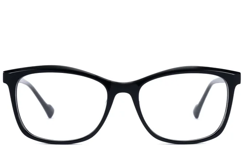 Lunettes papillon en acétate noir #BS2607-0856