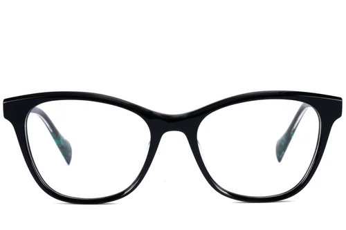 Lunettes papillon en acétate noir #BS2607-0860