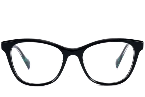 Lunettes papillon en acétate noir #BS2607-0860