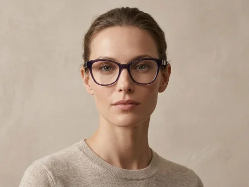 Lunettes en acétate violet papillon #BS2607-0862