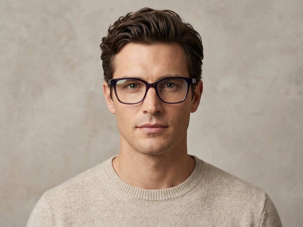 Butterfly Purple Acetate Glasses #BS2607-0866