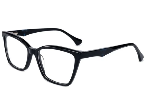 Lunettes papillon en acétate noir #BS2607-0868