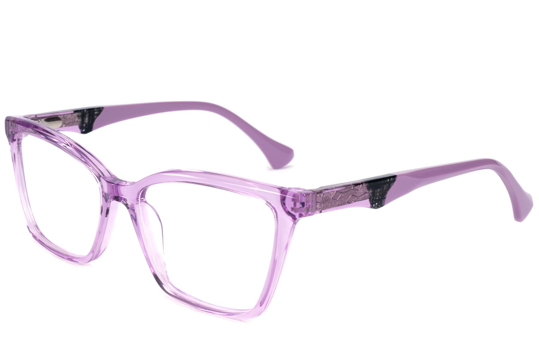Occhiali in acetato viola farfalla #BS2607-0869