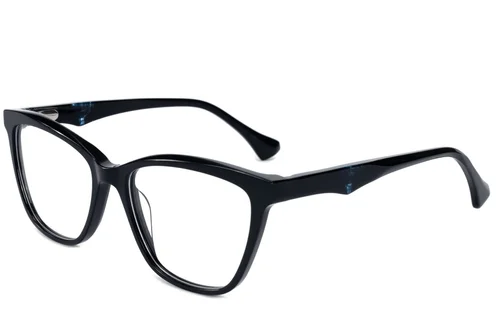 Lunettes papillon en acétate noir #BS2607-0873