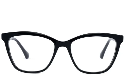 Lunettes papillon en acétate noir #BS2607-0873